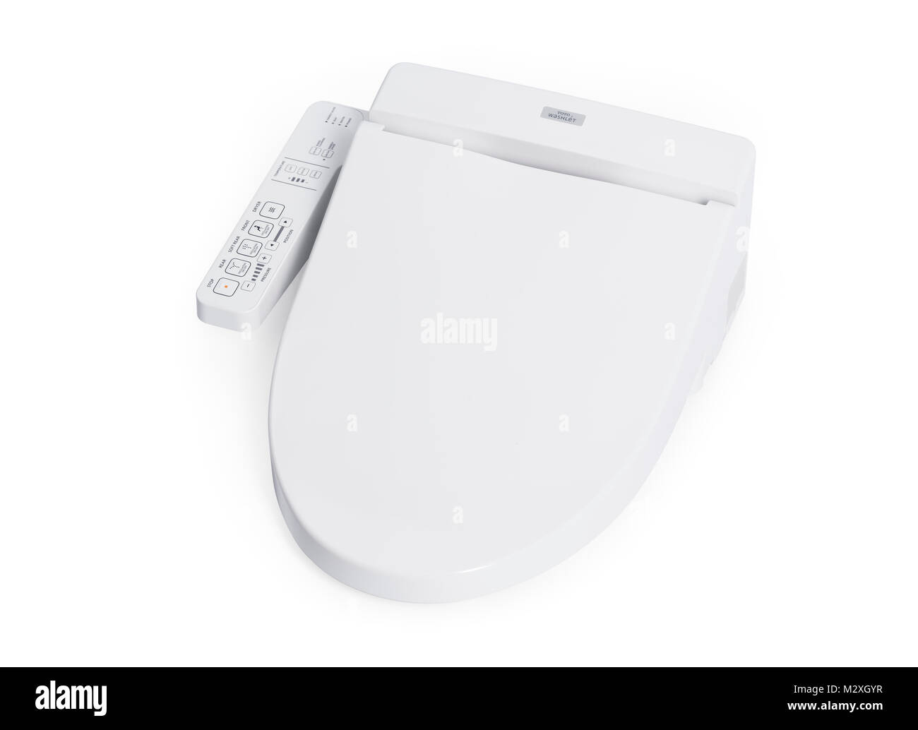 TOTO Washlet bidet sedile di gabinetto isolato su sfondo bianco con tracciato di ritaglio Foto Stock