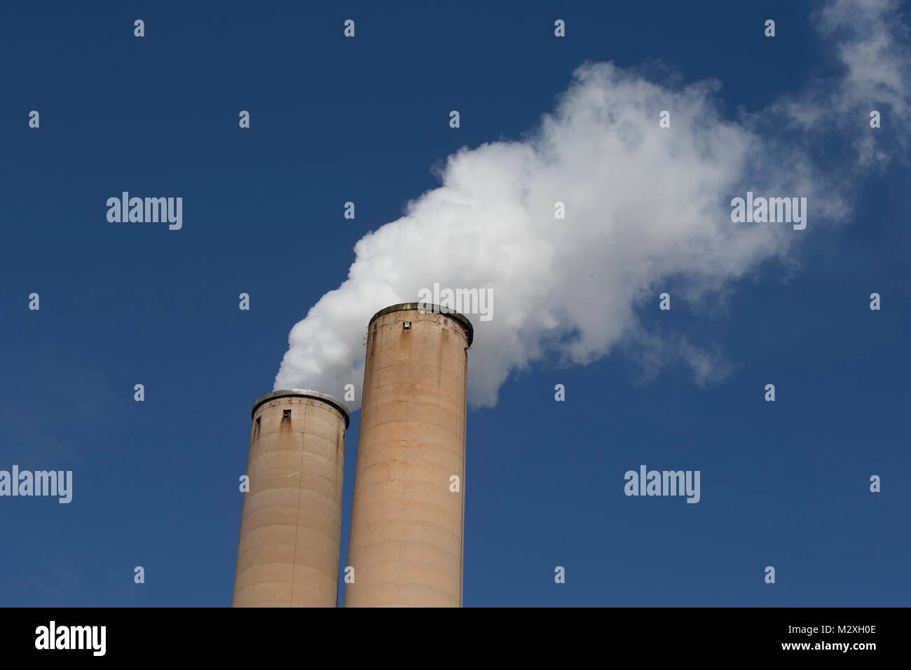 Tampa l'impianto elettrico centrale a carbone di Big Bend Power Station su Tampa Bay in Apollo Beach, Florida, Stati Uniti Foto Stock