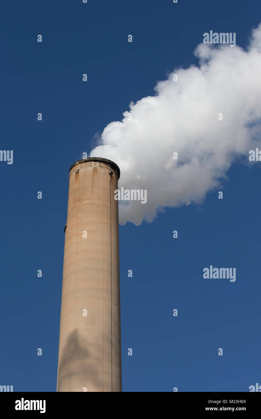 Tampa l'impianto elettrico centrale a carbone di Big Bend Power Station su Tampa Bay in Apollo Beach, Florida, Stati Uniti Foto Stock