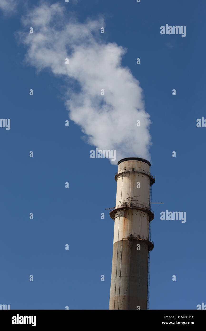 Tampa l'impianto elettrico centrale a carbone di Big Bend Power Station su Tampa Bay in Apollo Beach, Florida, Stati Uniti Foto Stock