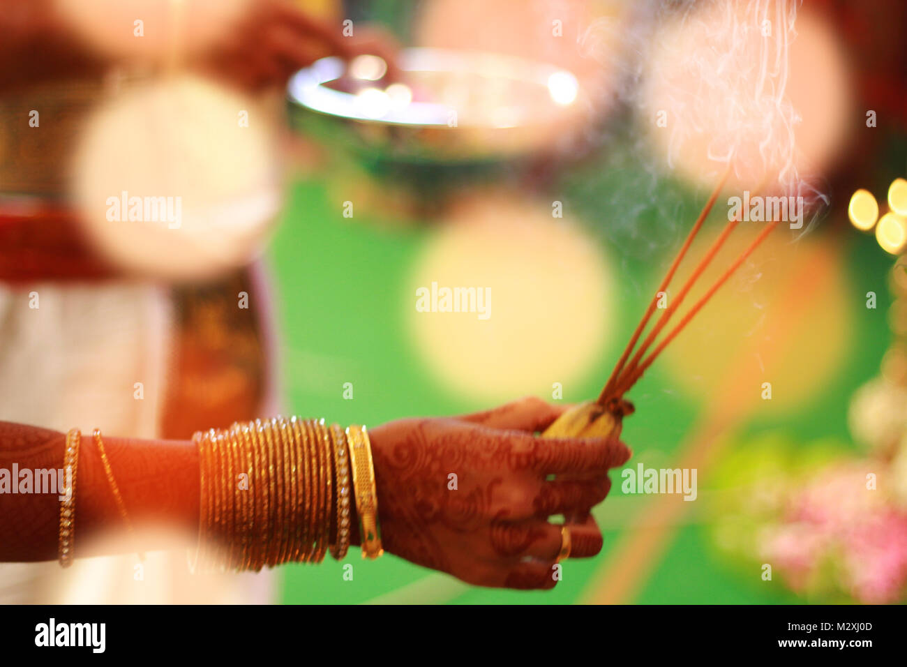 Indiano indù cerimonia di nozze Foto Stock