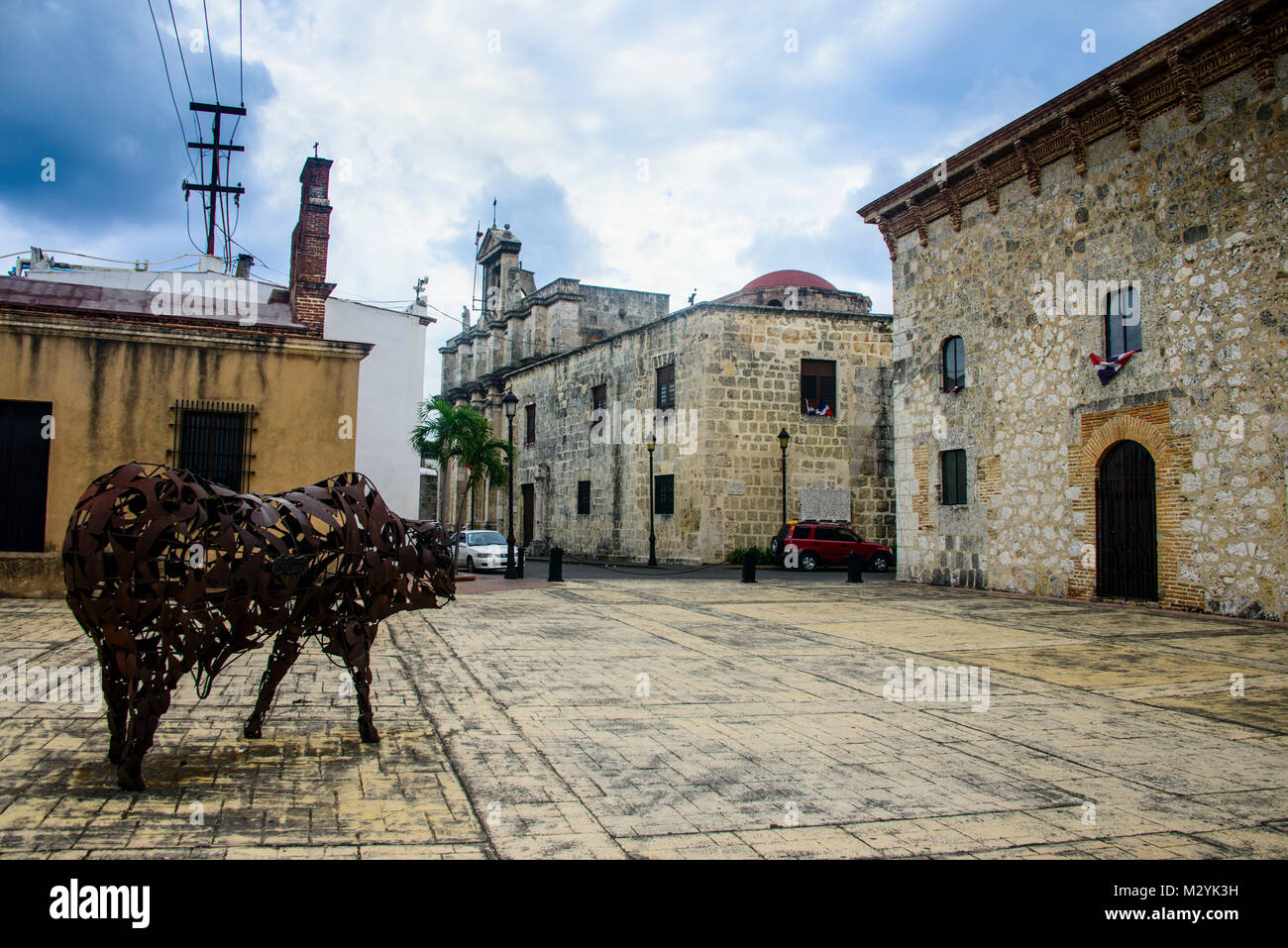Il Museo de las Casas Reales nella zona colonial, patrimonio mondiale dell'Unesco la città vecchia di Santo Domingo, Repubblica Dominicana Foto Stock