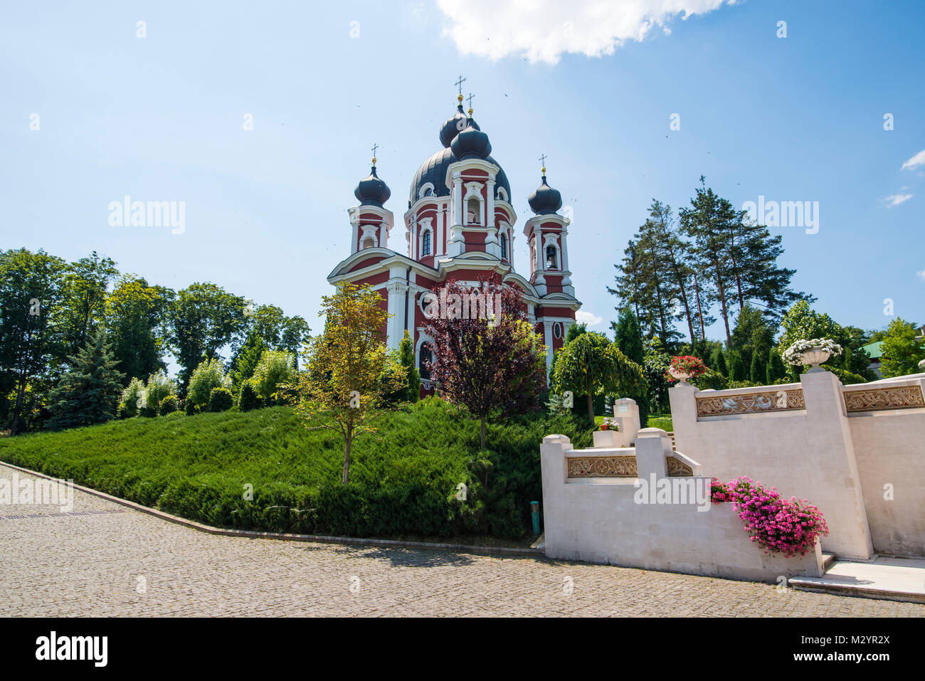 Il monastero ortodosso di Curchi, Moldavia Foto Stock