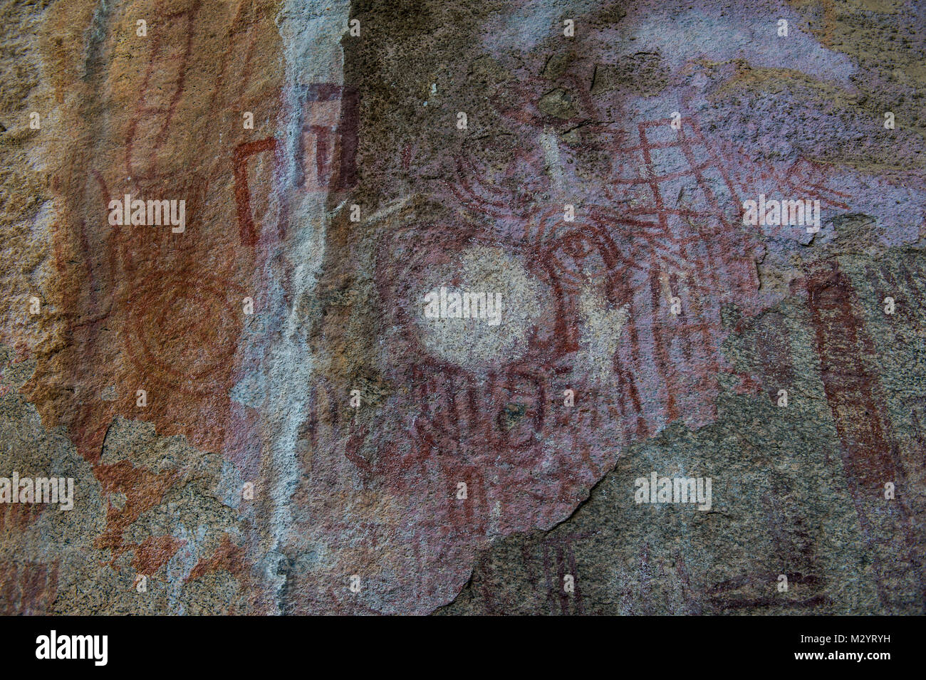Patrimonio mondiale dell'Unesco Arte rupestre di Chongoni, Malawi, Africa Foto Stock