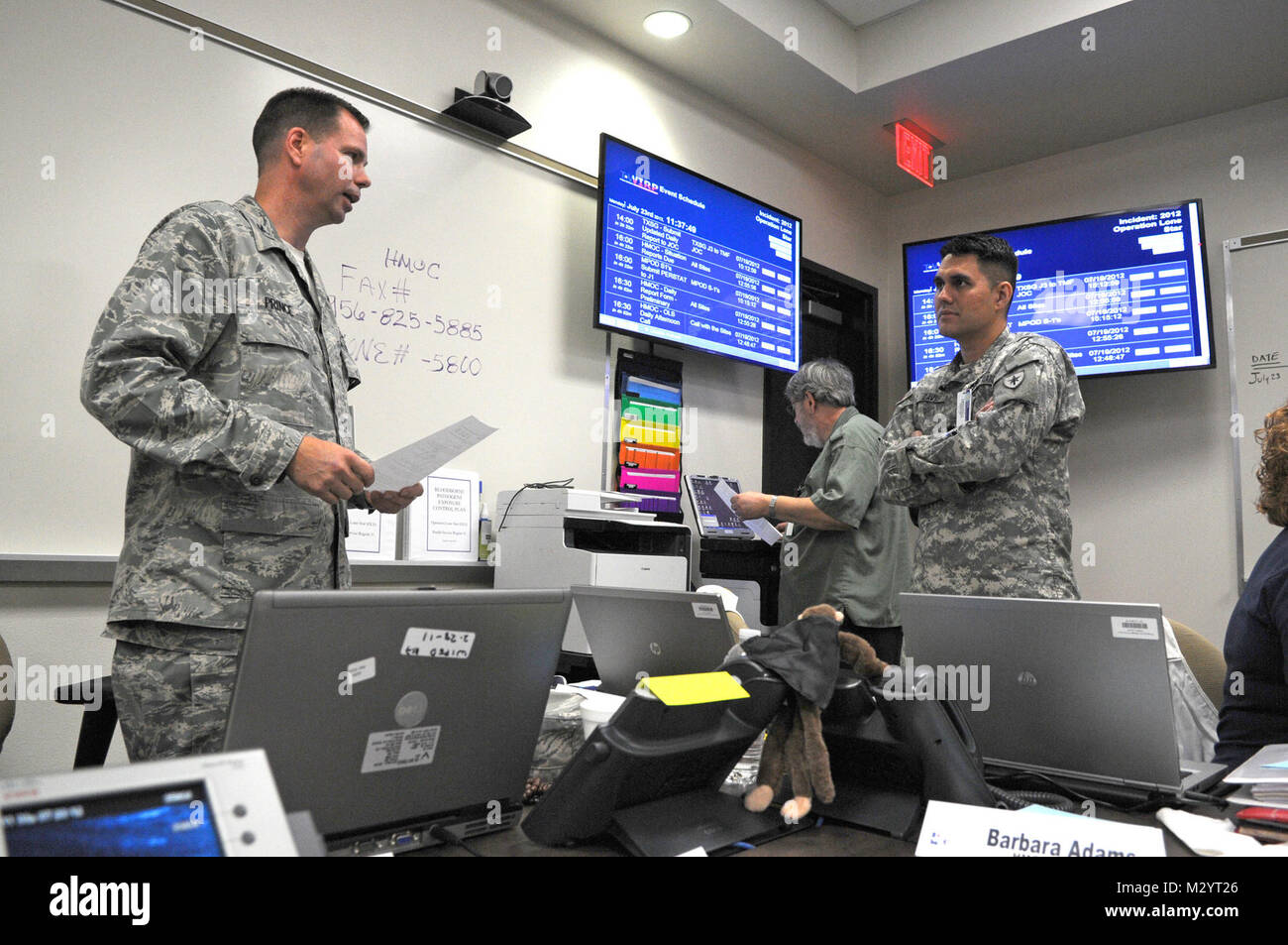 Funzionamento Lone Star da Texas Dipartimento Militare Foto Stock
