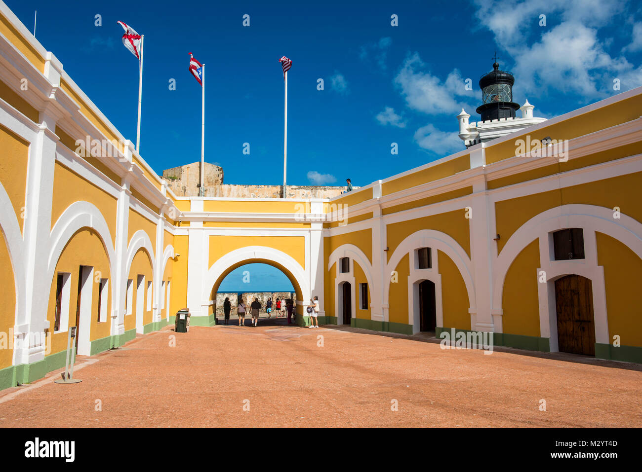 Patrimonio mondiale dell'Unesco Castello San Felipe del Morro, San Juan, Puerto Rico e dei Caraibi Foto Stock