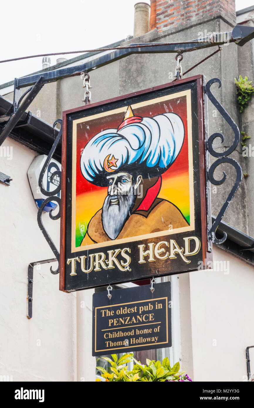 Inghilterra, Cornwall, Penzance, Turks Head Pub Foto Stock