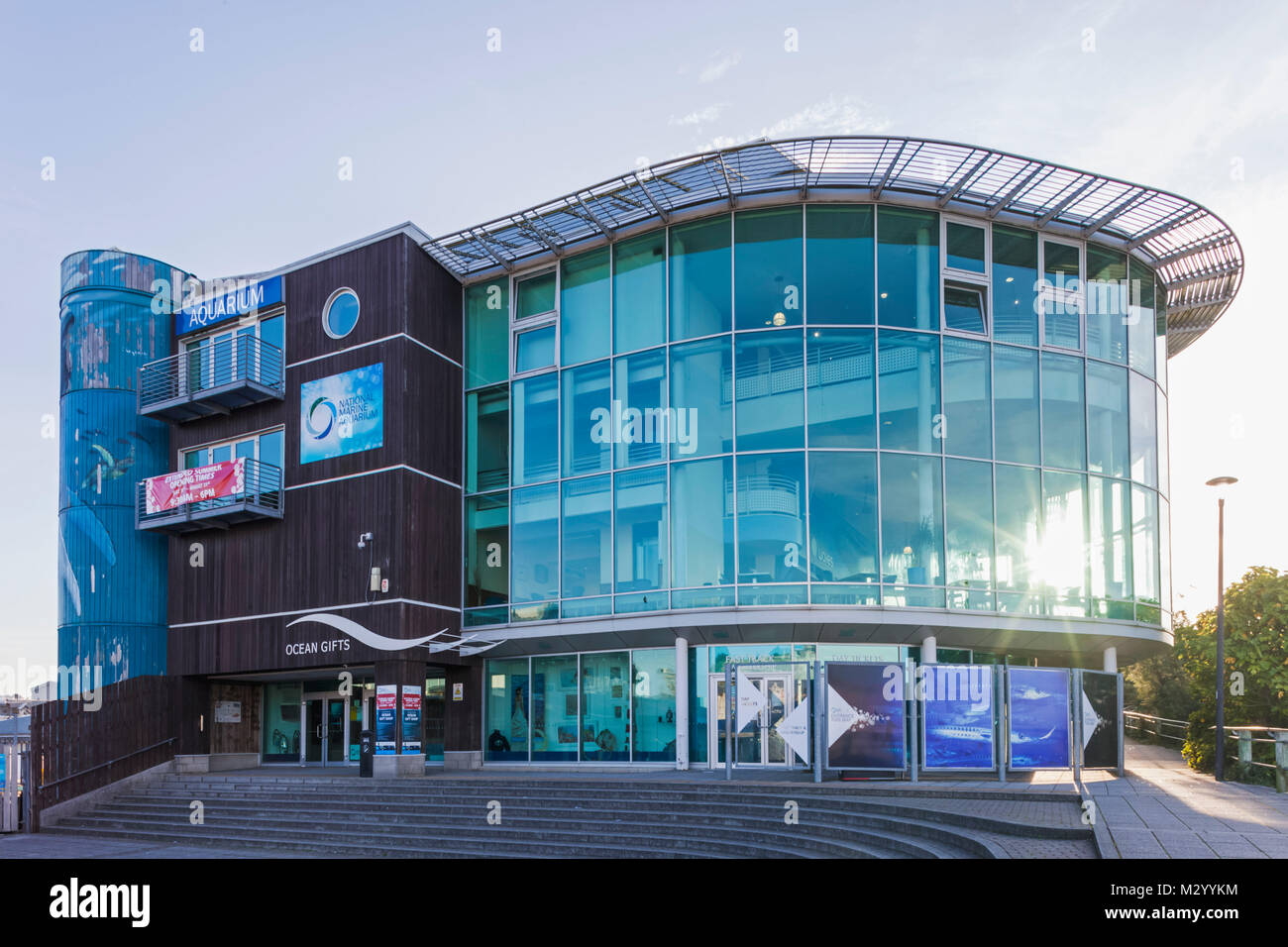 Inghilterra, Devon, Plymouth, il National Marine Aquarium Foto Stock