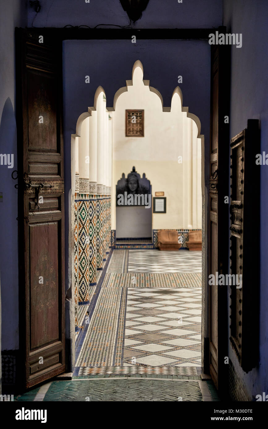 Museo de Marrakech Marrakesh, Marocco, Africa Foto Stock