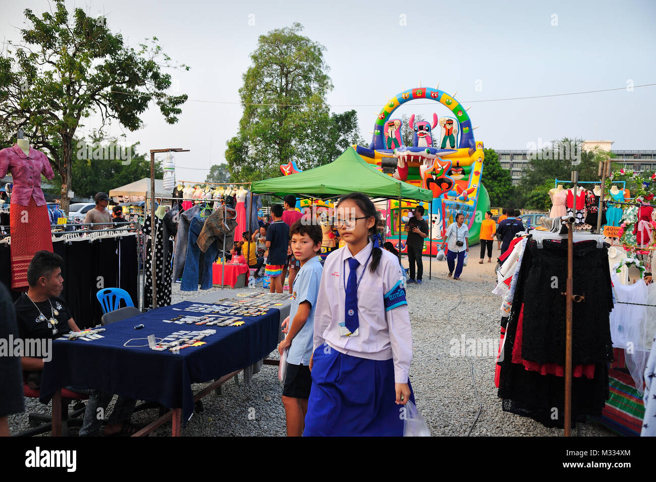 Bang Saray mercato della Thailandia Foto Stock