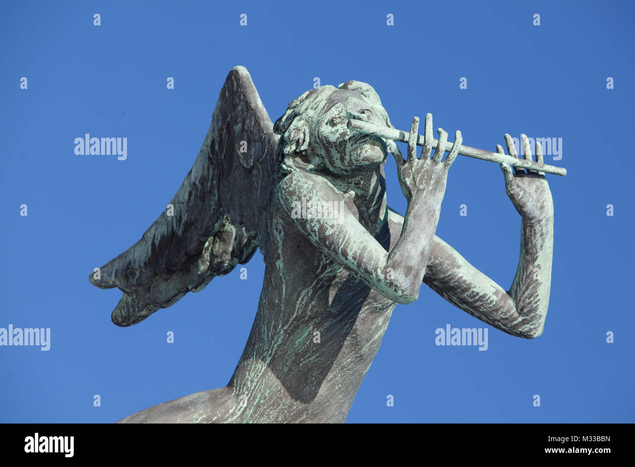 Angeli musicanti, Millesgården, Lidingö (Svezia) Foto Stock