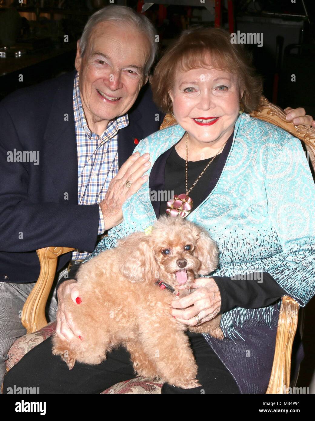 Giovanni, Lee Phillip Bell di presenze per Tracey Bregman ha il trentacinquesimo anniversario su giovani e inquieto, CBS TV La città di Los Angeles, CA 2 febbraio 2018. Foto di: Priscilla concedere/Everett Collection Foto Stock