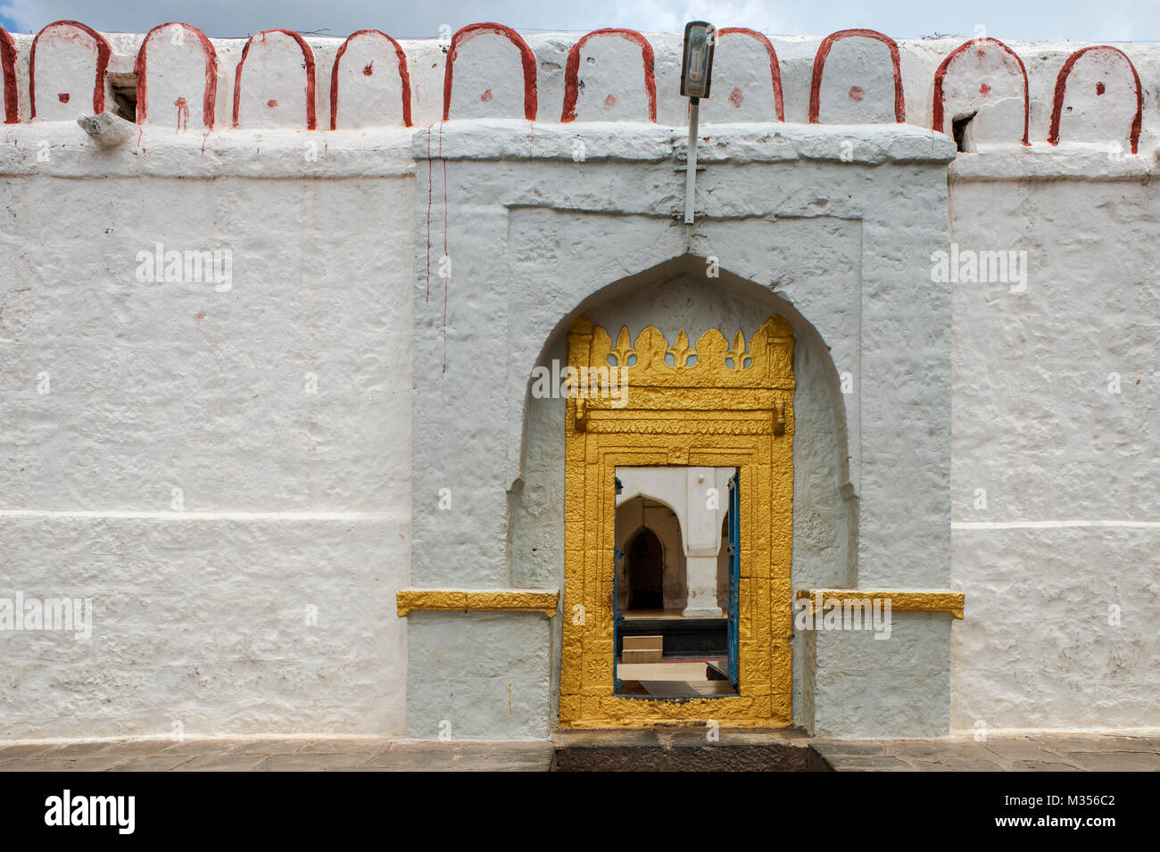 Digambar Jain Temple Kagvad, belgaum, Karnataka, India, Asia Foto Stock