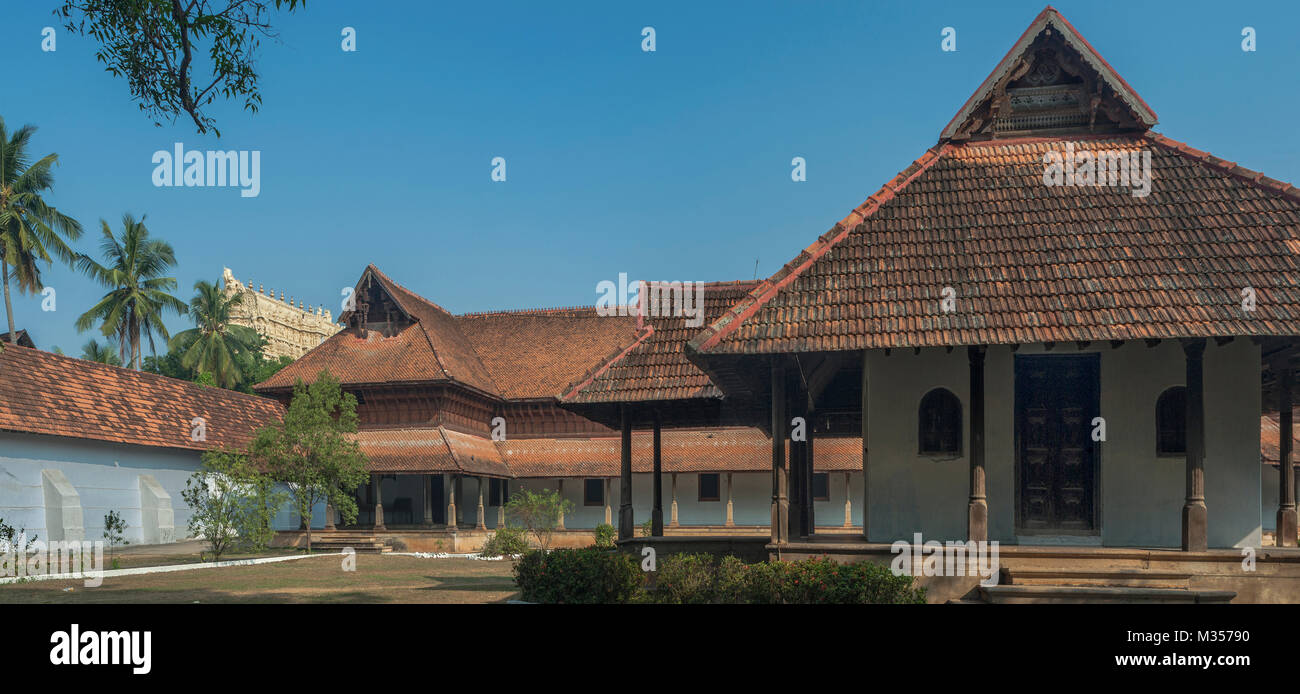 Kuthiramalika palace, Trivandrum, Kerala, India, Asia Foto Stock