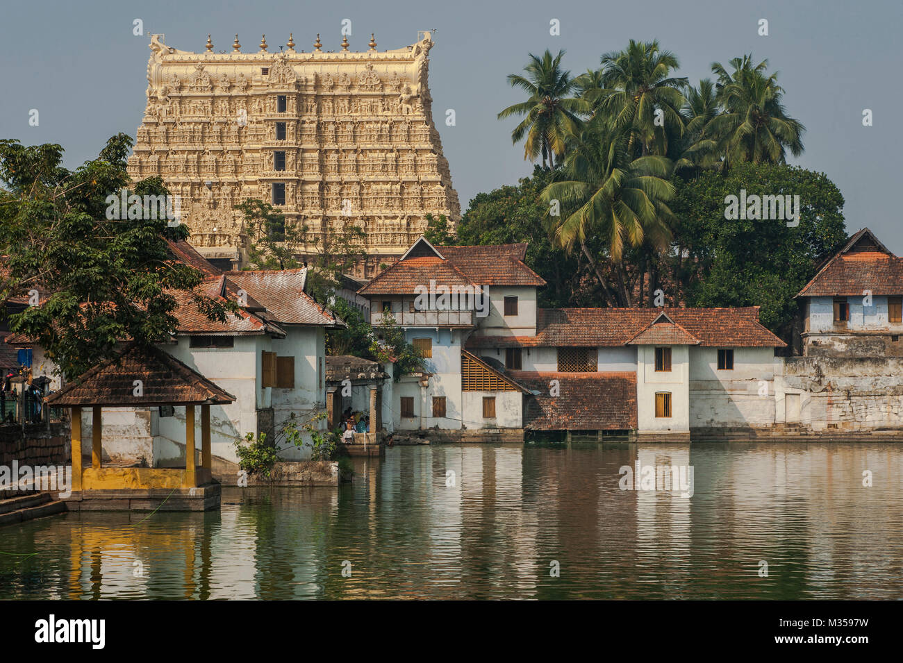 Tempio Padmanabhaswamy, Trivandrum, Kerala, India, Asia Foto Stock