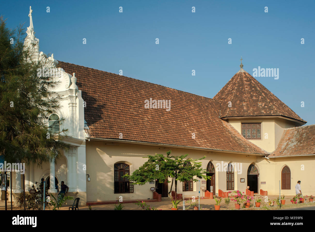 La chiesa, alleppey, Kerala, India, Asia Foto Stock