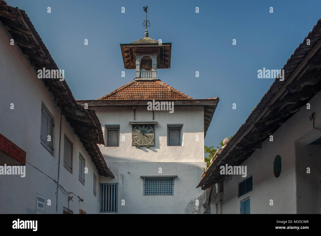 Sinagoga Paradesi, Kochi, Kerala, India, Asia Foto Stock