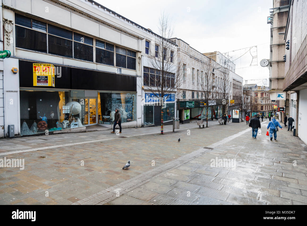 Darley Street, Bradford, West Yorkshire Foto Stock