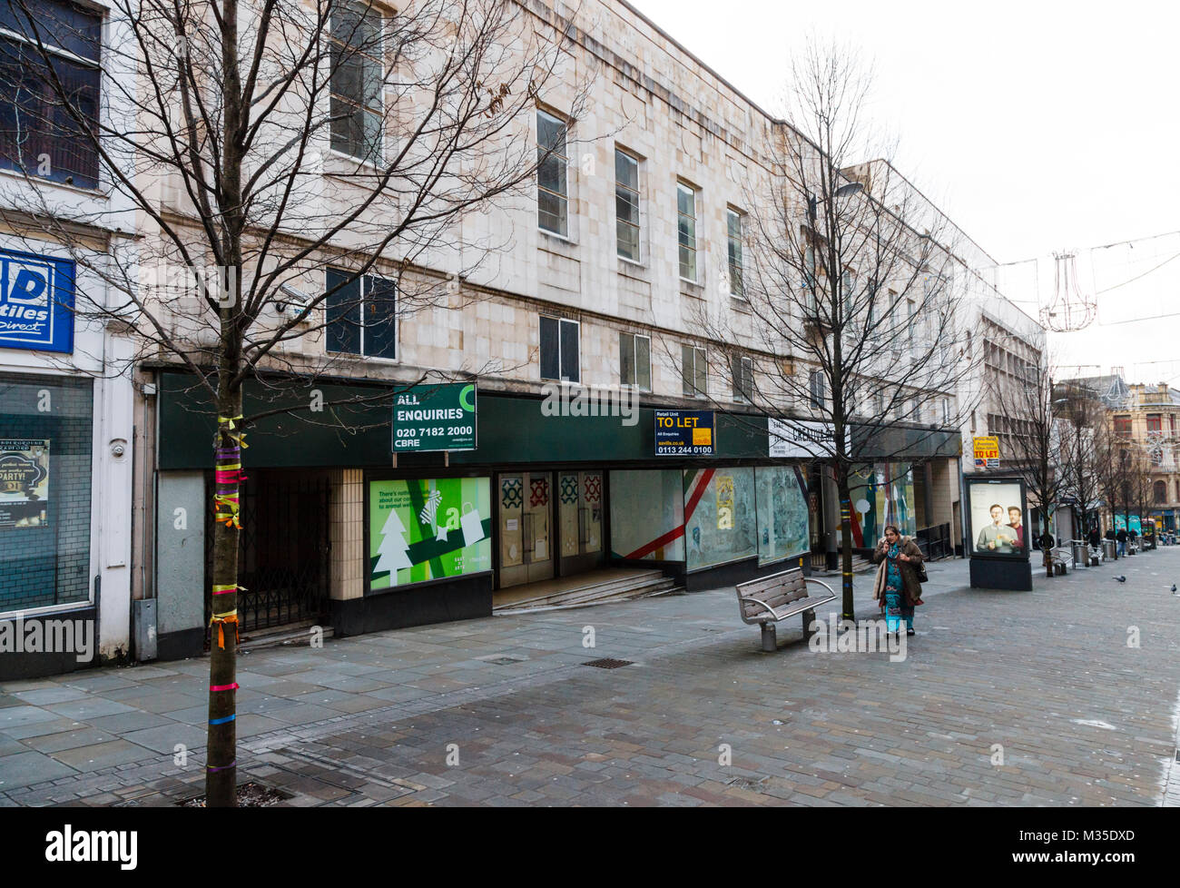 Darley Street, Bradford, West Yorkshire Foto Stock
