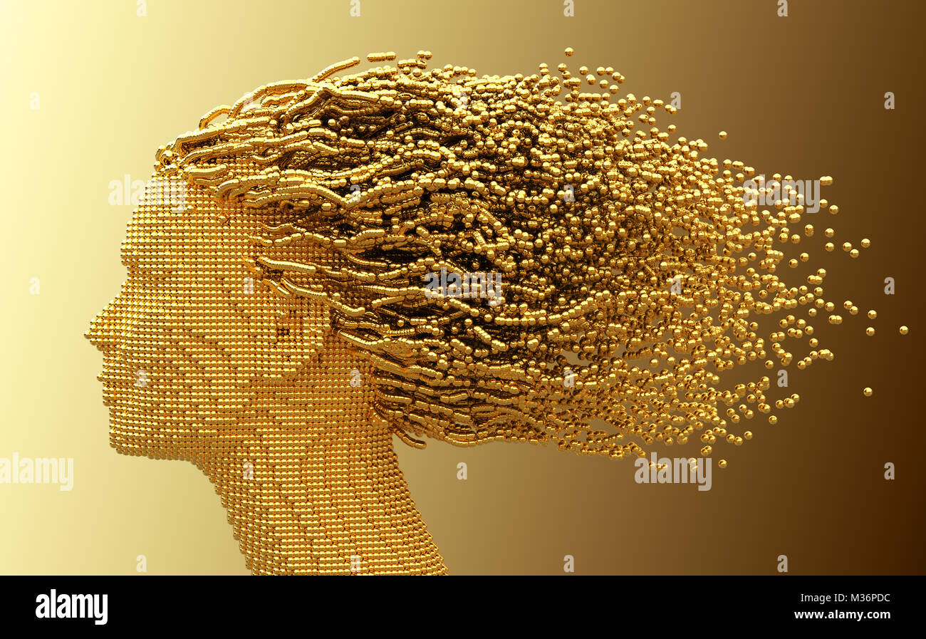 Золотой лоб. Золотая голова. Золото в голове. Золотой мозг. Голова в золотой энергии.