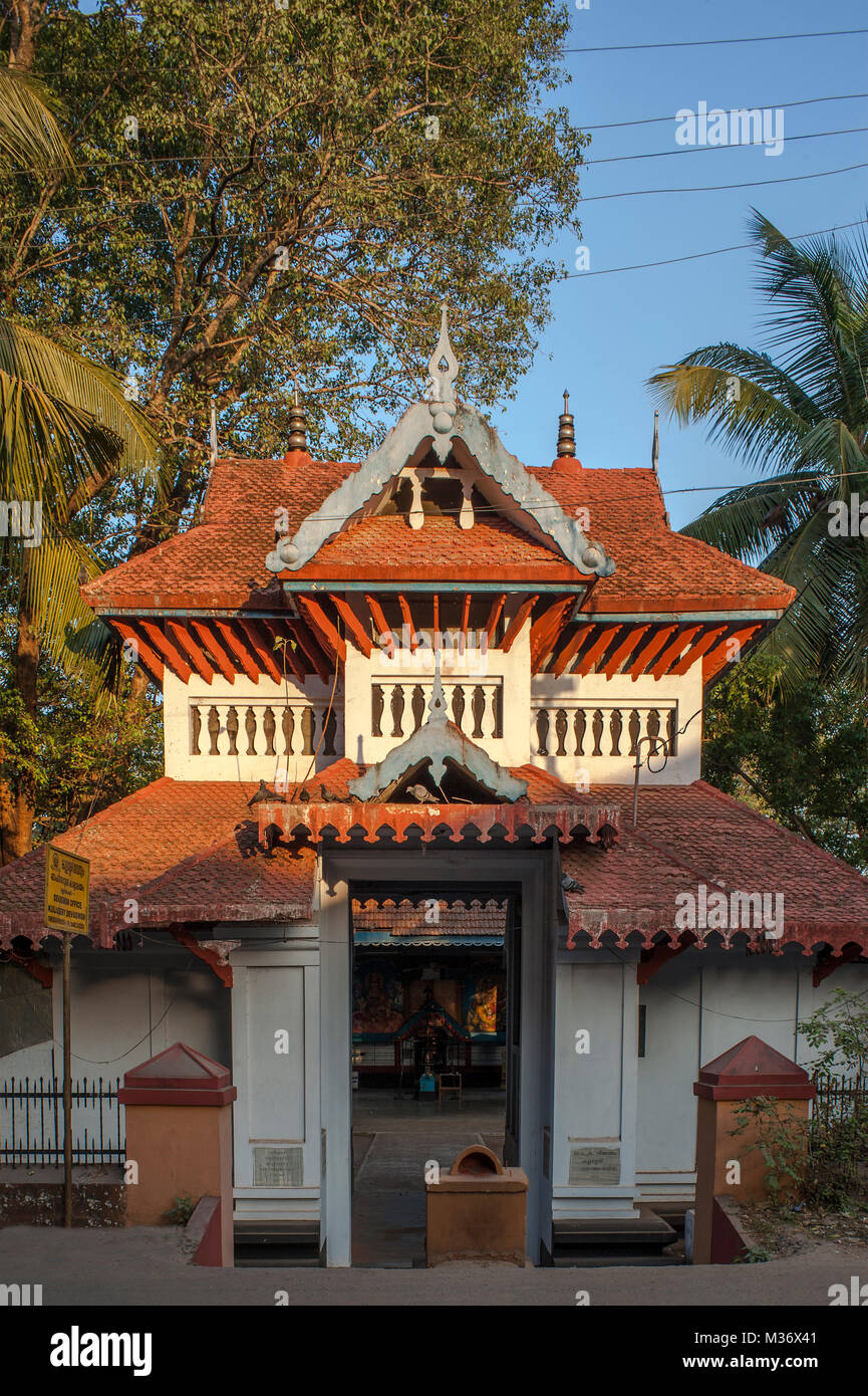 Thrissur Kulassery tempio, Kerala, India, Asia Foto Stock