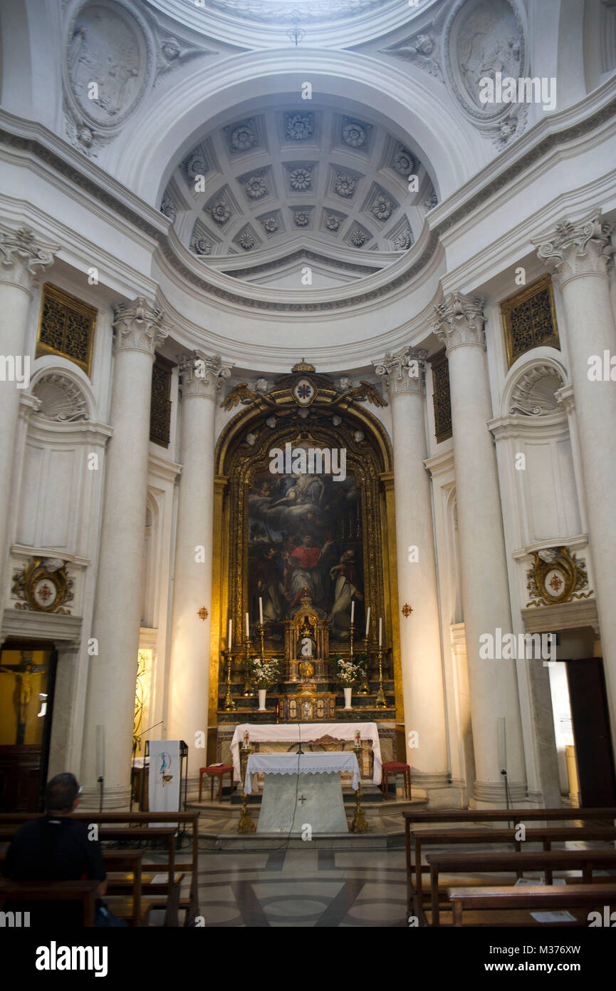 L'Europa, Italia, Lazio, Roma, Roma, la chiesa di San Carlino alle Quattro Fontane Foto Stock