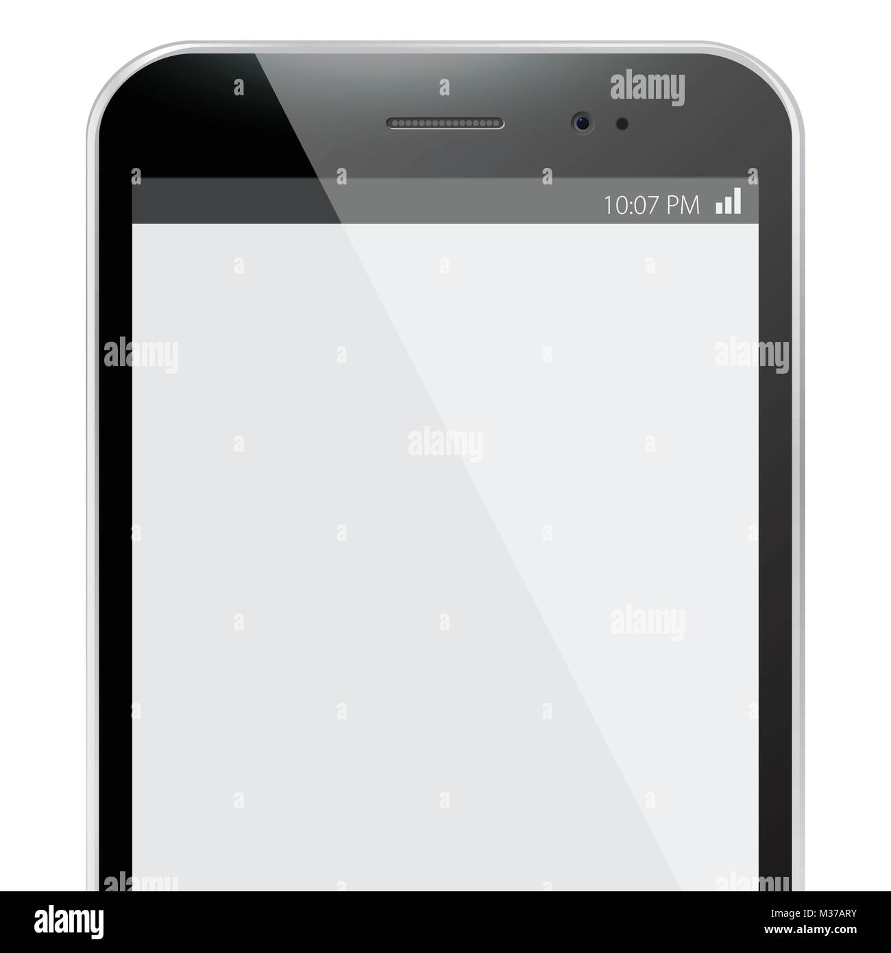 Telefono cellulare la schermata del messaggio. Illustrazione Vettoriale