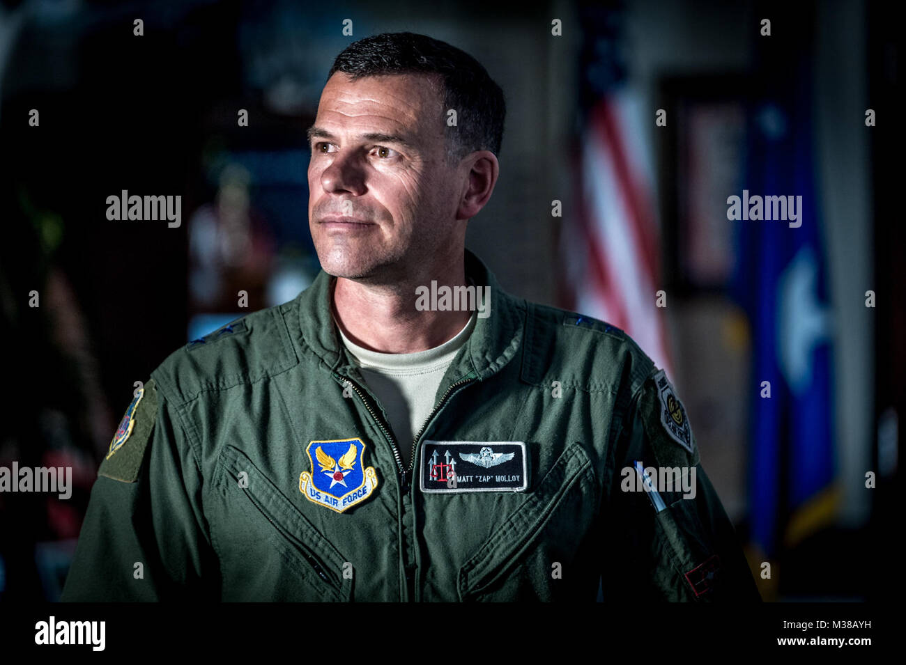 Il Mag. Gen. Matteo Molloy è il quartier generale del comandante della forza dell'aria Prova di funzionamento e il Centro di valutazione (AFOTEC) a Kirtland Air Force Base in Albuquerque, N.M. AFOTEC sei distacchi in tutta la nazione operativamente prova tutto dalla F-35A al software di contabilità e sono in grado di fornire rapporti di valutazione al Capo di Stato Maggiore delle Forze aeree e MAJCOMs. (U.S. Air Force foto di J.M. Eddins Jr.) 20170809-F-LW859-003 da AirmanMagazine Foto Stock