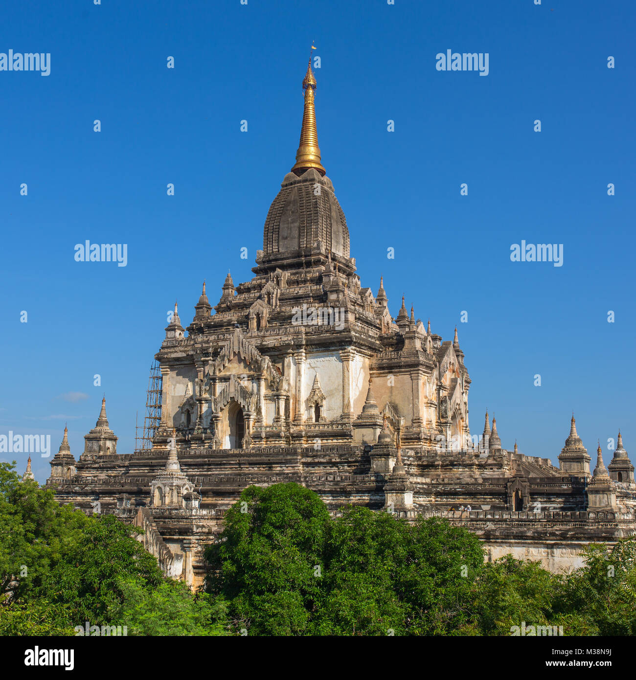 Bella antica pagoda di Bagan, Myanmar Foto Stock