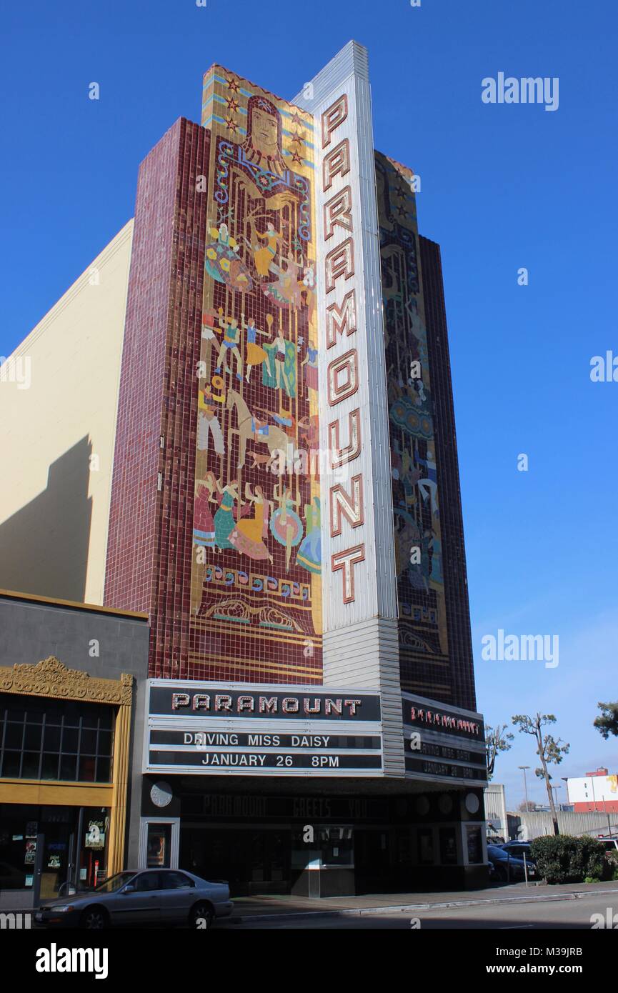 Paramount Theatre costruito 1930 di Oakland, California Foto Stock