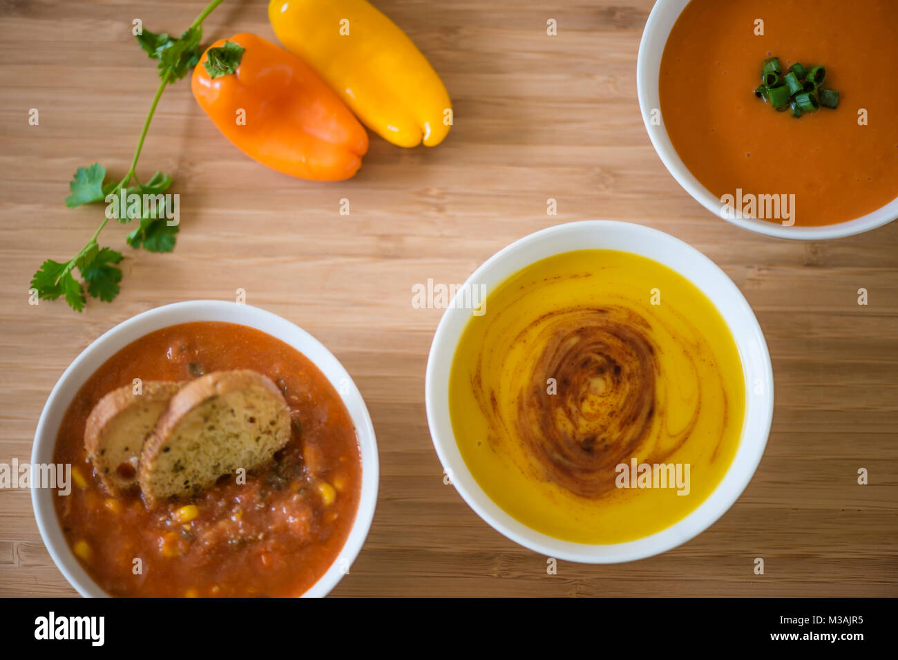 Commerciale alimentare sparare da Angela Mann Fotografia Foto Stock