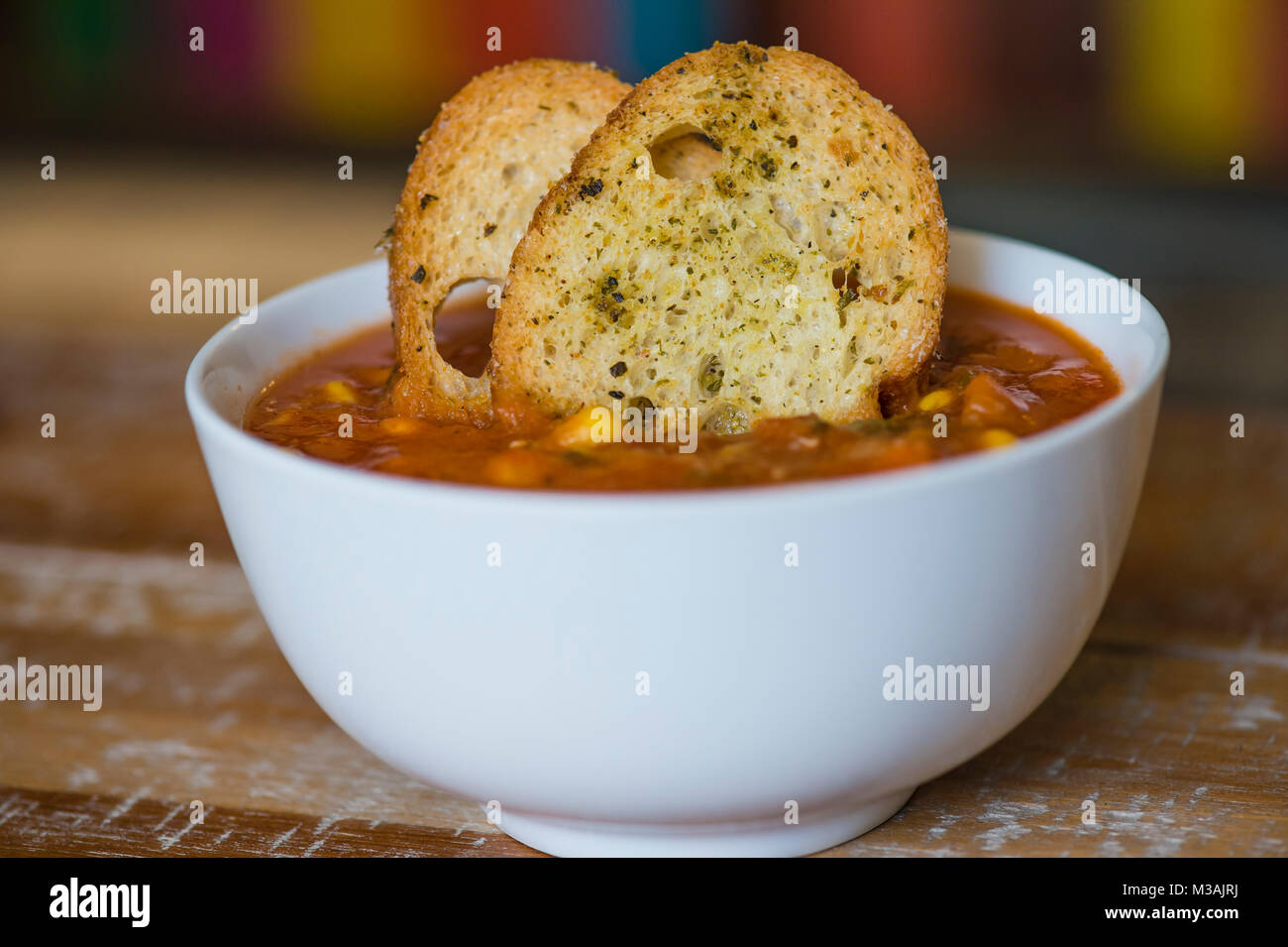 Commerciale alimentare sparare da Angela Mann Fotografia Foto Stock