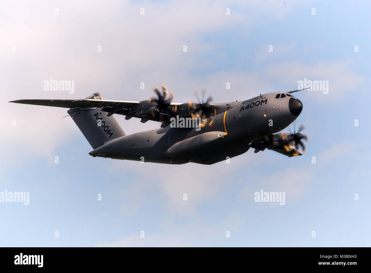 Airbus A400M beim Start auf der ILA 2014, Berlin Air Show. Foto Stock