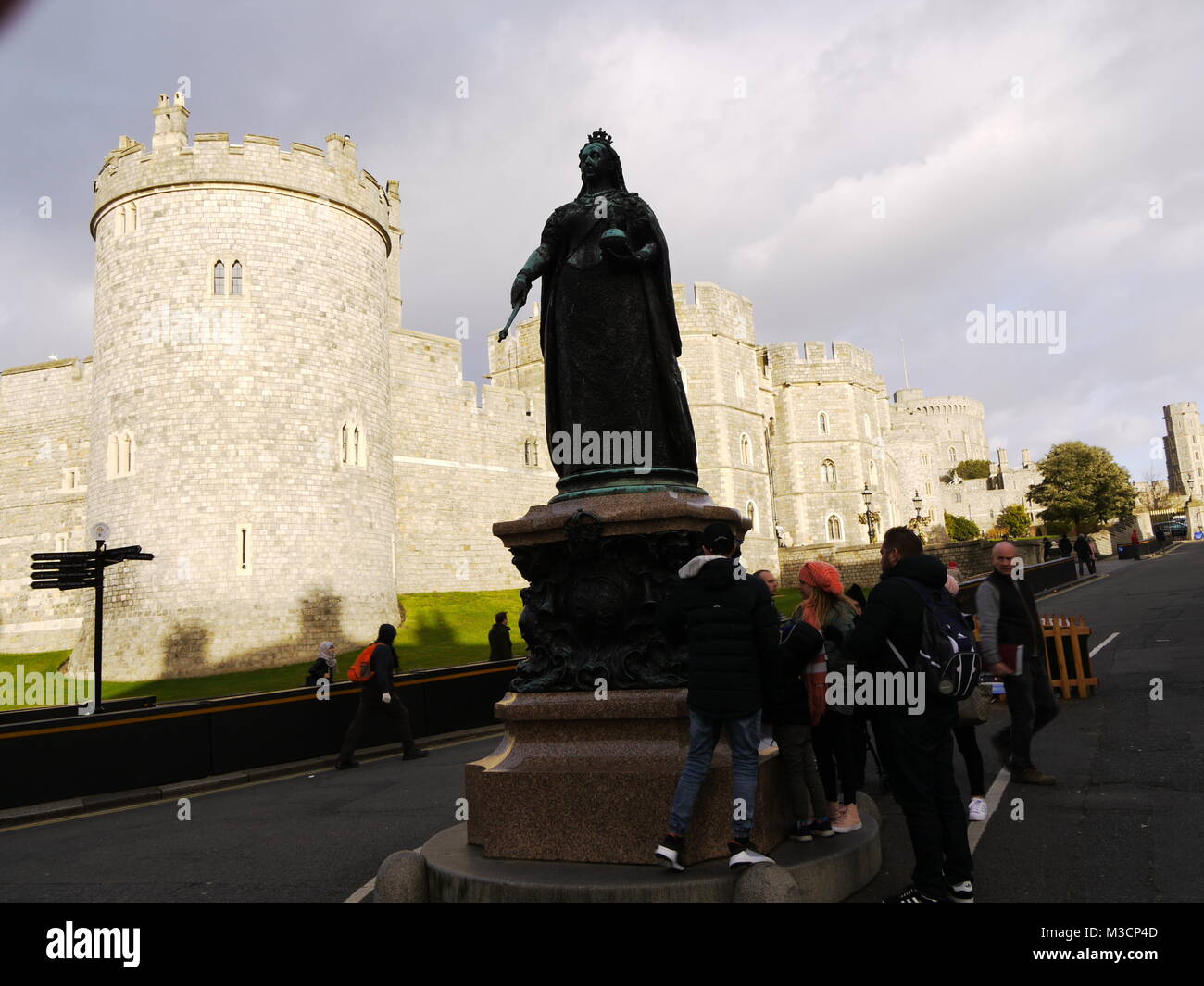 Il Castello di Windsor, Windsor, Berkshire, Regno Unito. Foto Stock