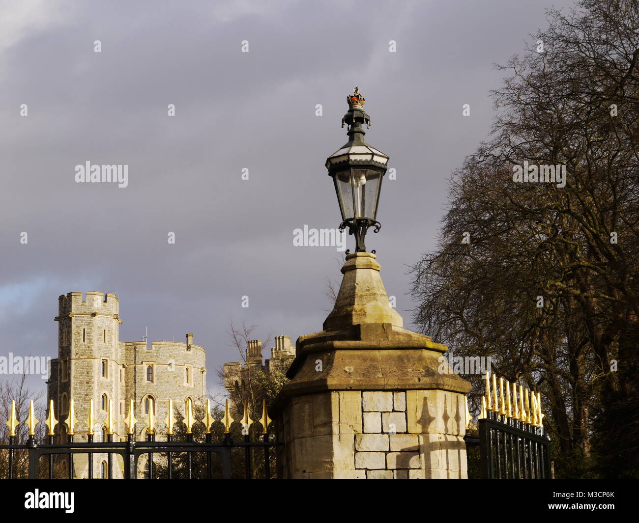Il Castello di Windsor, Windsor, Berkshire, Regno Unito. Foto Stock