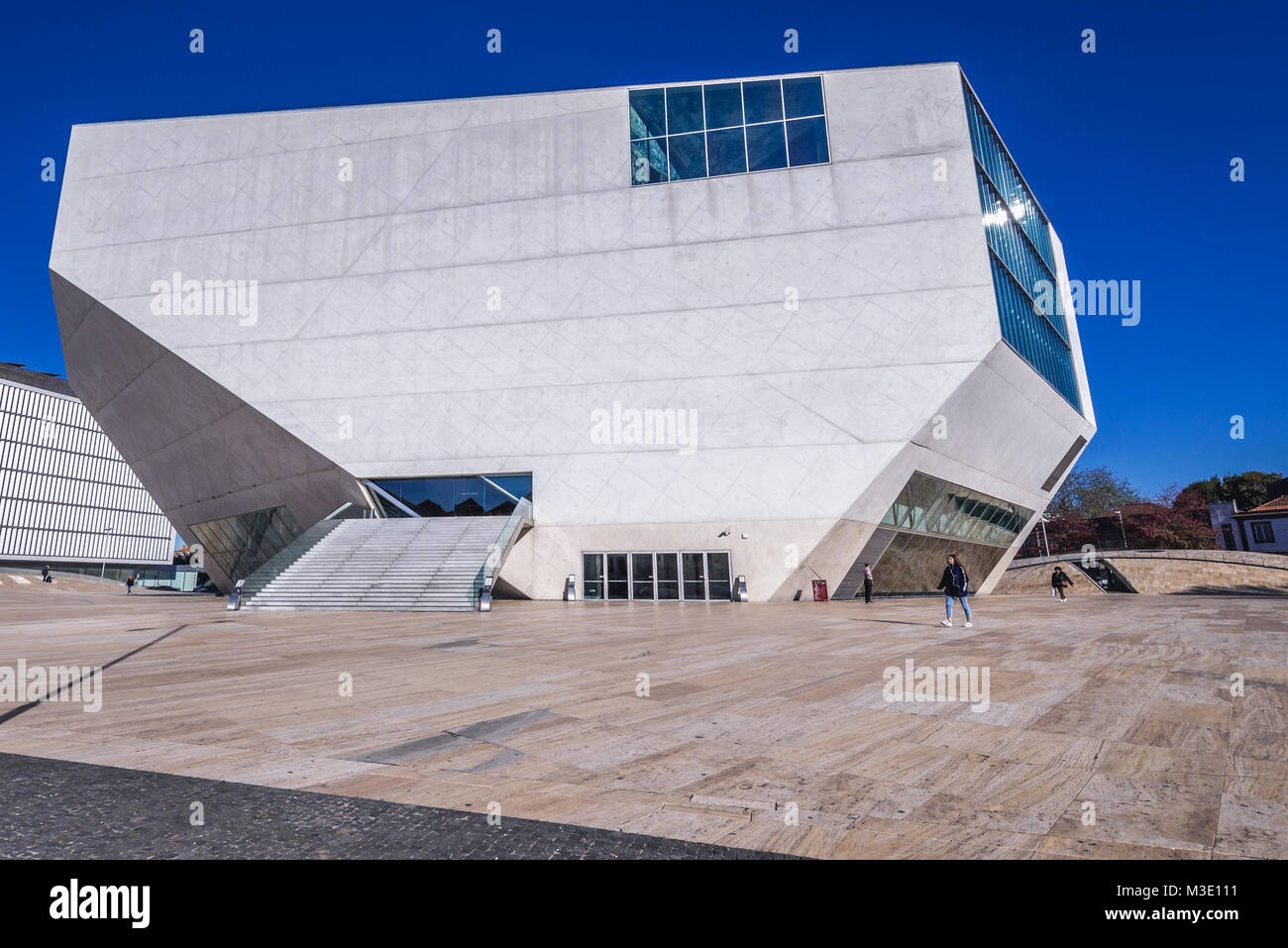 Casa da Musica (Casa della Musica) concert hall di Porto, la seconda più grande città in Portogallo sulla Penisola Iberica Foto Stock