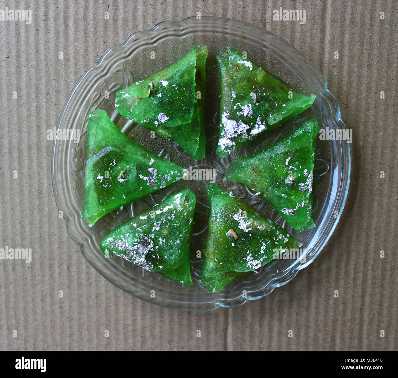 Paan petha da Agra, India Foto Stock