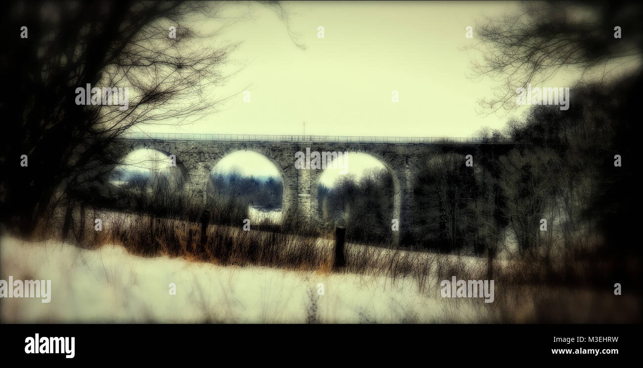 Viadotto di Aachen, Germania prese nel 2015 Foto Stock