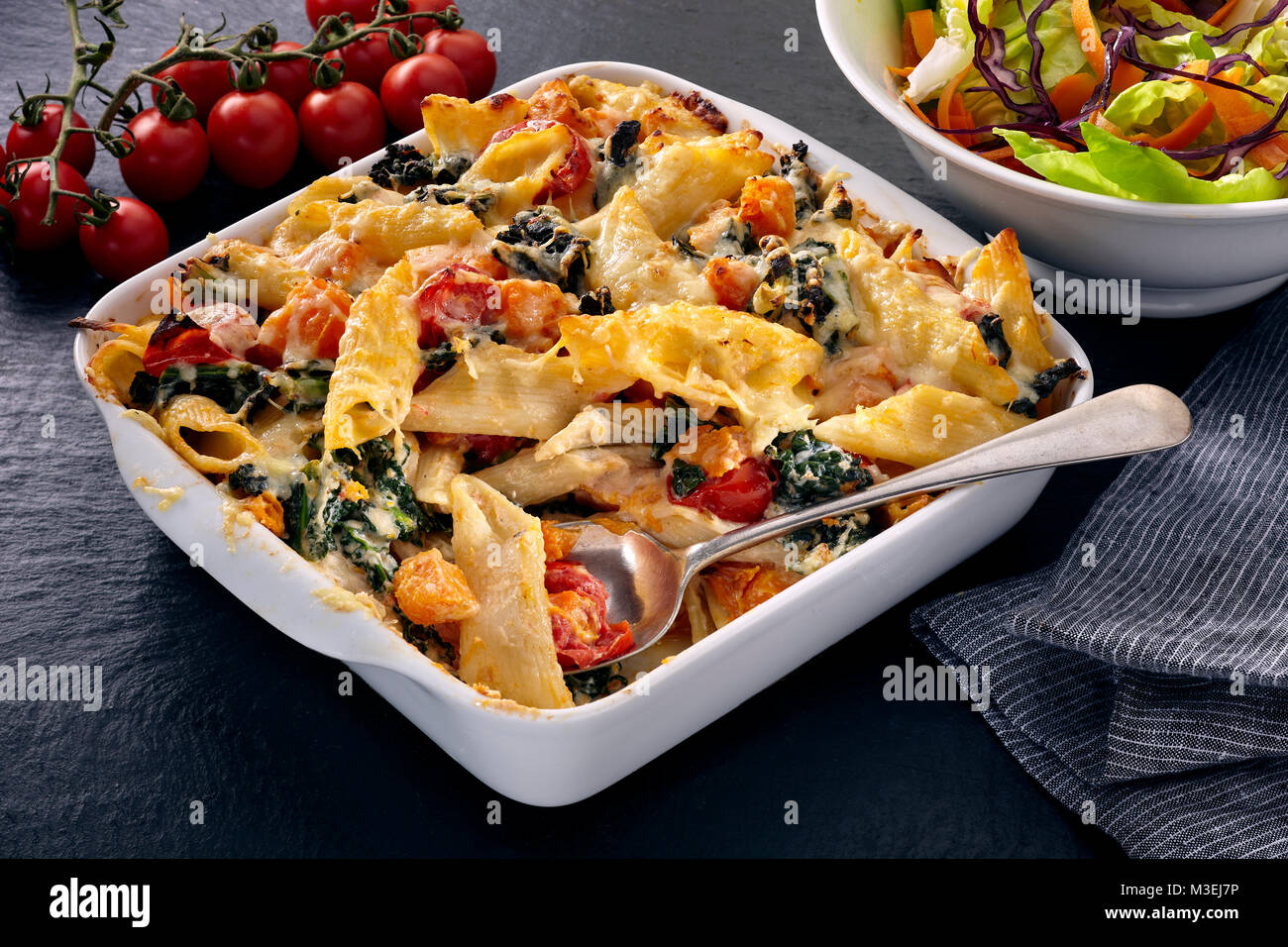 La zucca cuocere la pasta Foto Stock