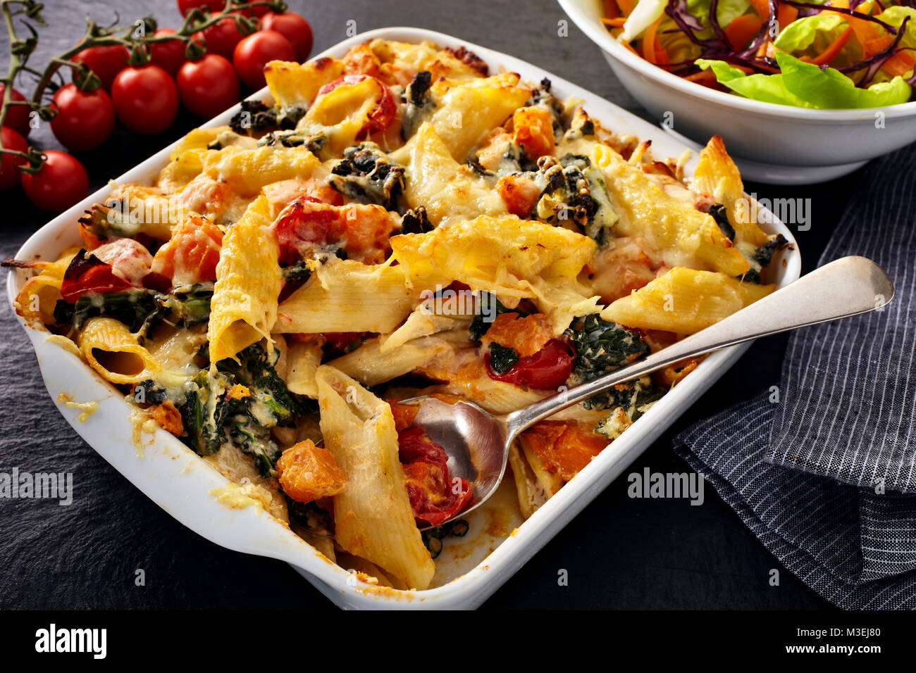 La zucca cuocere la pasta Foto Stock