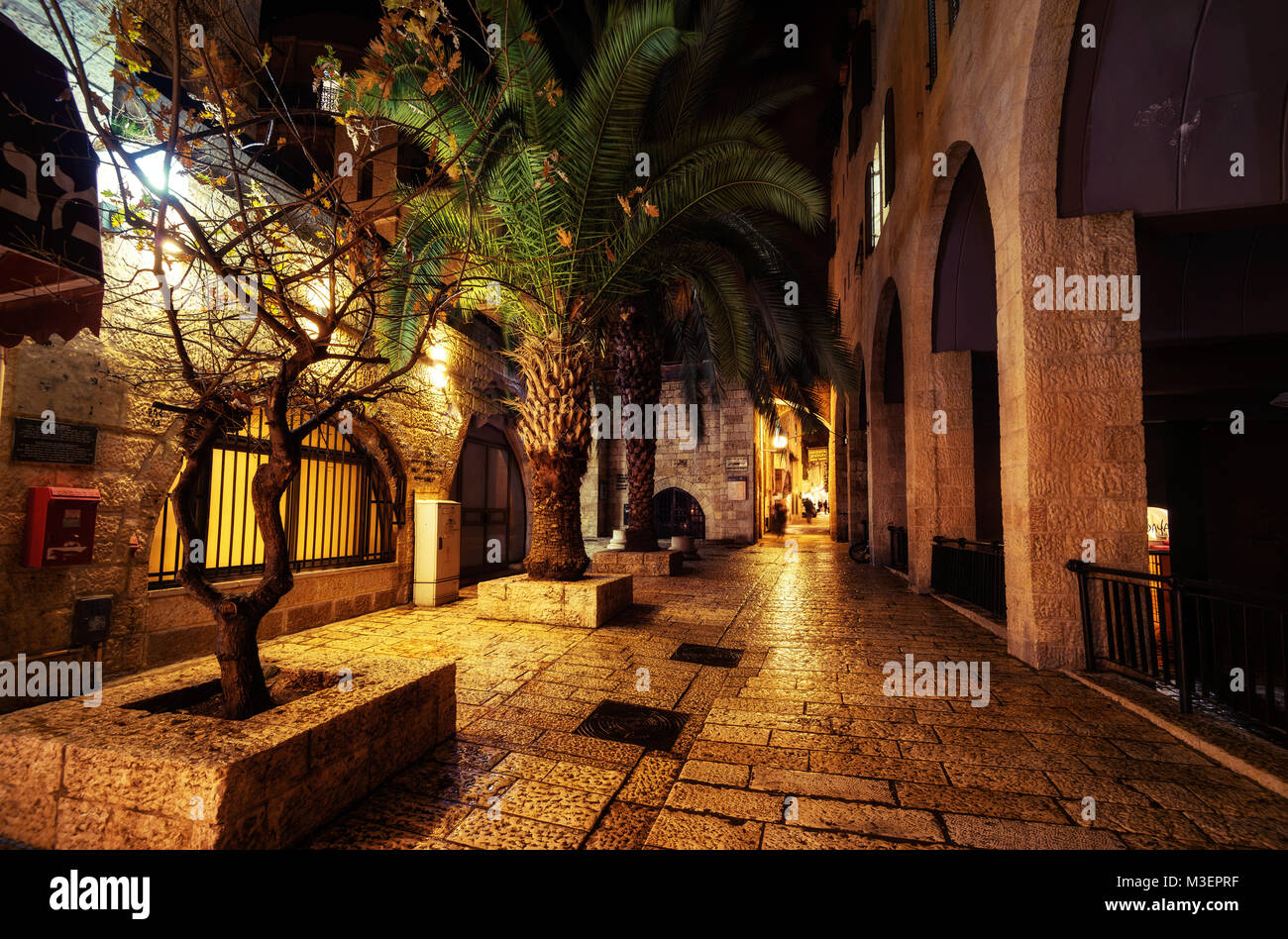 Gerusalemme vecchia città prese nel 2015 Foto Stock