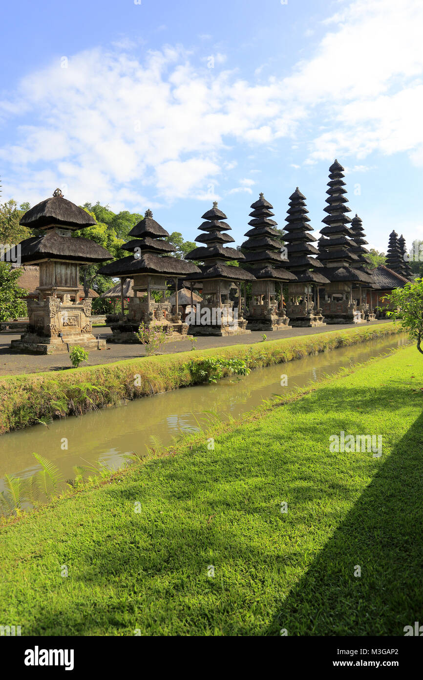 Pura Taman Ayun Temple. Torri di Meru in main sanctum. Mengwi. Bali.Indonesia. Foto Stock