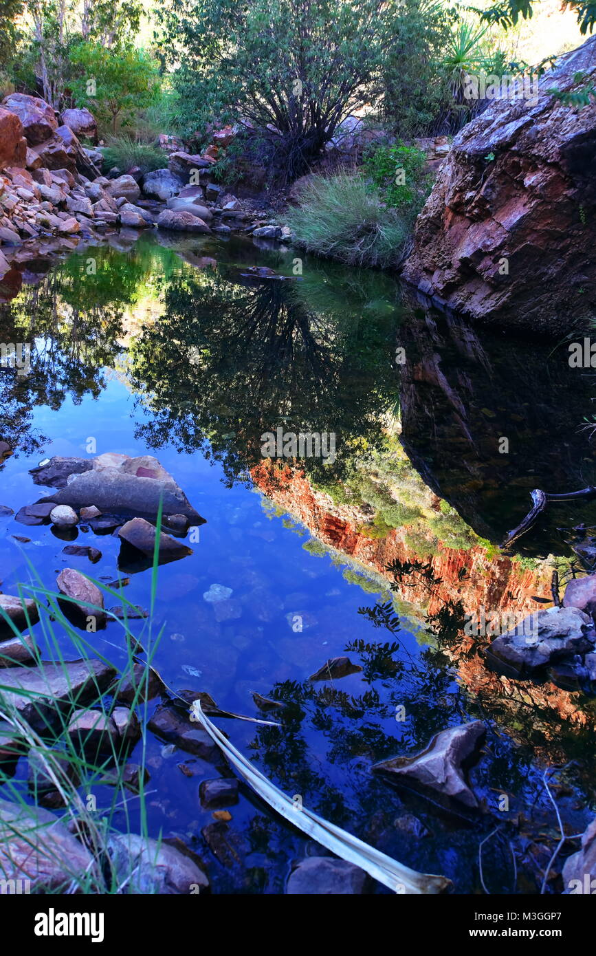 Magnifica Emma Gorge,El Questro Wilderness Park,Gibb River Road vicino a Kununurra in Australia Occidentale Foto Stock