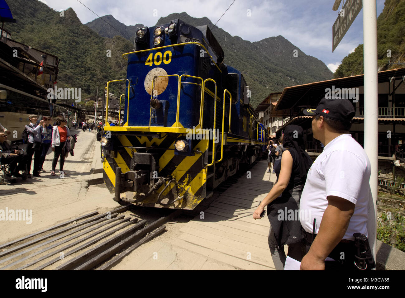 Treno Cusco Peru Foto Stock