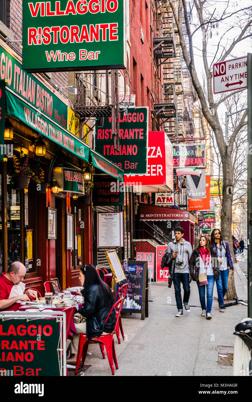 Greenwich Village Manhattan   New York New York, Stati Uniti d'America Foto Stock