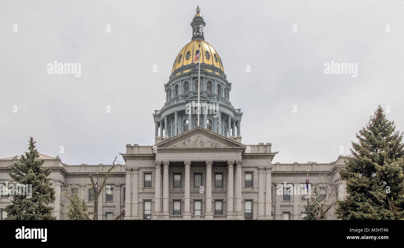 Colorado State Capitol Building a Denver Foto Stock