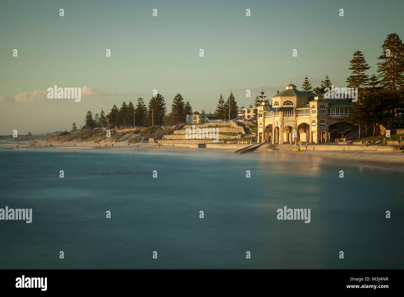 Cottesloe Beach al di fuori della città di Perth in Australia Occidentale. Foto Stock