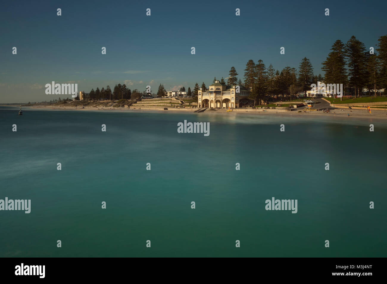 Cottesloe Beach al di fuori della città di Perth in Australia Occidentale. Foto Stock
