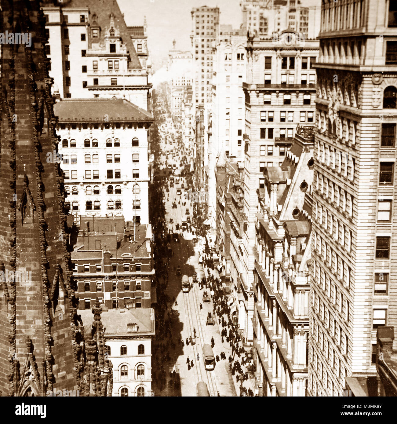 Broadway, New York dall'Empire State Building, STATI UNITI D'AMERICA Foto Stock
