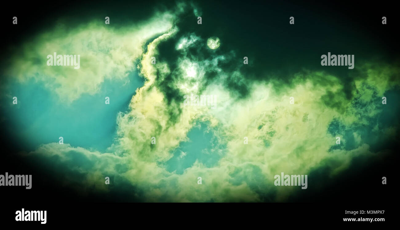 Drammatica cielo sopra Nebraska adottate nel 2015 Foto Stock